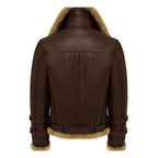 Mens RAF Douglas Aviator Shearling Bomber Jacket