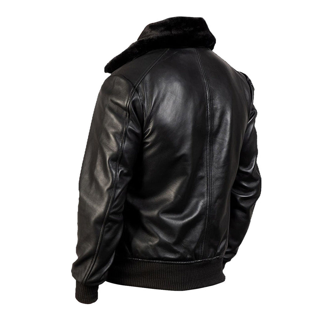 Mens G-1 Shearling Bomber Leather Jacket