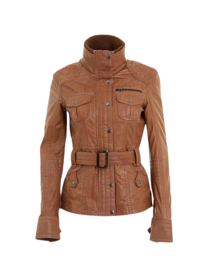 Amber Trail Women Belted Jacket
