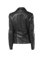 Blackridge Womens Button Leather Coat