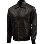 Black Sheep Leather Bomber Jacket