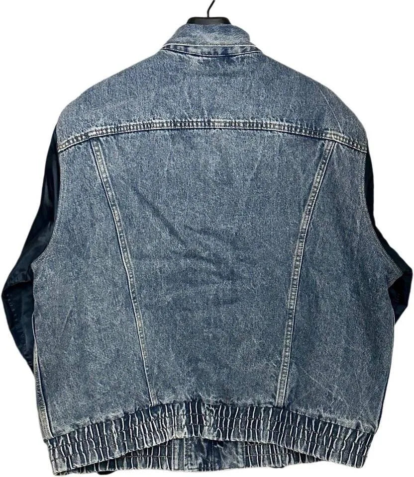 Denim Bomber Jacket Mens