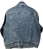 Denim Bomber Jacket Mens