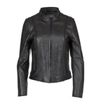 Womens Braided Leather Jacket