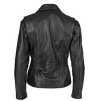 Womens Fitted Classic Motorcycle Jacket