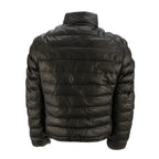 Mens Leather Puffer Jackets