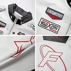 Biker Cropped Leather Jacket