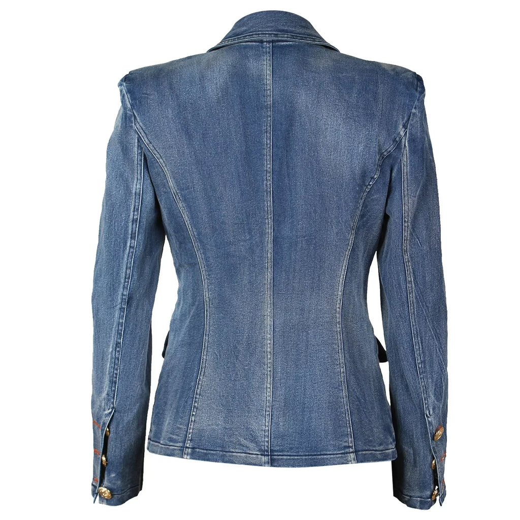Denim Blazer Jacket Womens