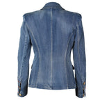 Denim Blazer Jacket Womens