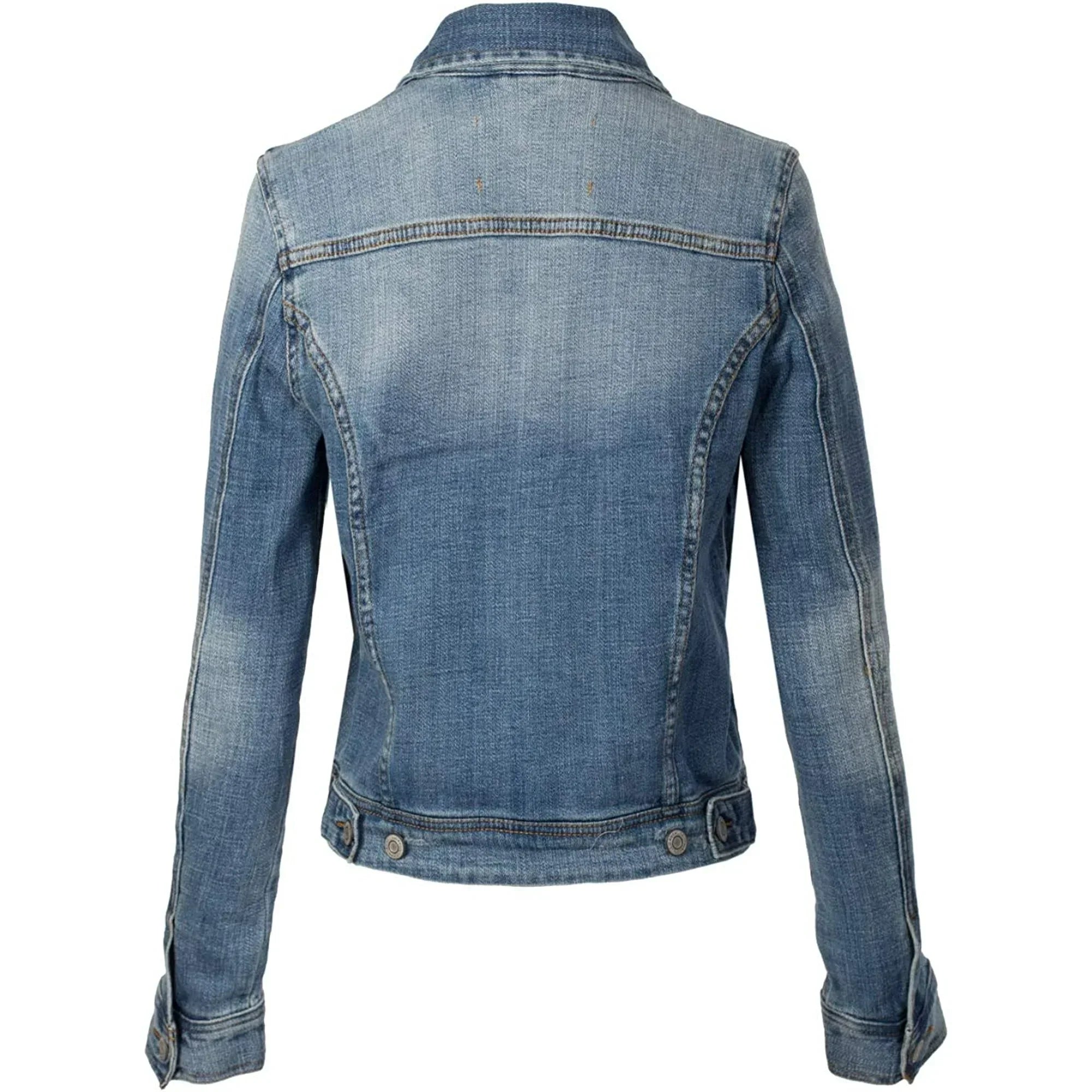 Stretch Denim Jacket Womens