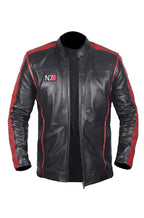 Mass Effect N7 Black Leather Jacket