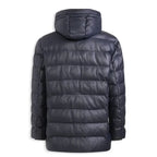 Leather And Down Puffer Jacket