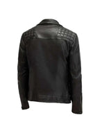 Mens Conroy Rugged Leather Biker Jacket