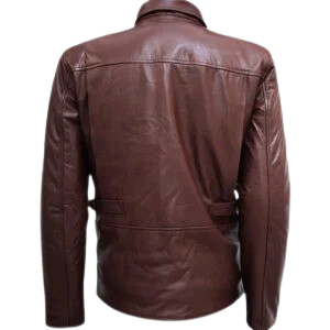 Brown Leather Jacket Men's