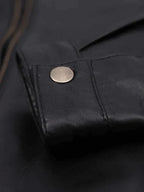 Black Leather Motorcycle Jacket