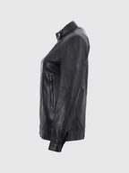 Black Leather Motorcycle Jacket