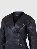 Womens Leather Quilted Jacket