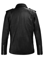 Beast Black Biker Leather Jacket