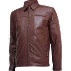 Brown Leather Jacket Men's