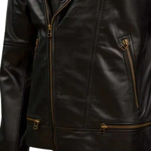Soft Sheep Leather Quilted Jacket