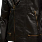 Soft Sheep Leather Quilted Jacket
