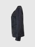 Womens Sheep Leather Slim Jacket