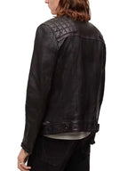Mens Leather Biker Jacket