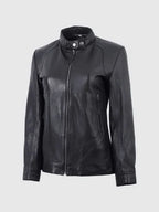 Black Leather Motorcycle Jacket