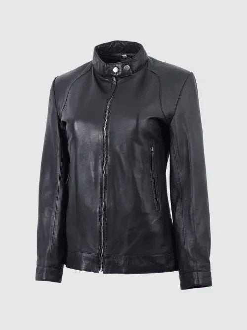 Black Leather Motorcycle Jacket