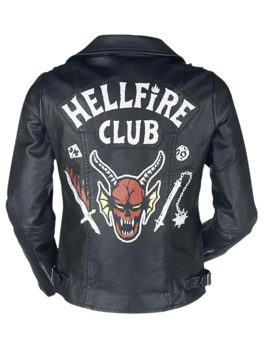 Black Biker Leather Jacket For Men