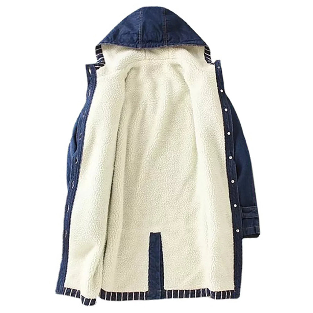 Womens Denim Jacket Fleece Lining