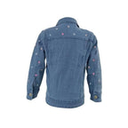 Girls Denim Motorcycle Jacket
