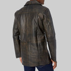 Men’s Vintage Brown Leather Jacket
