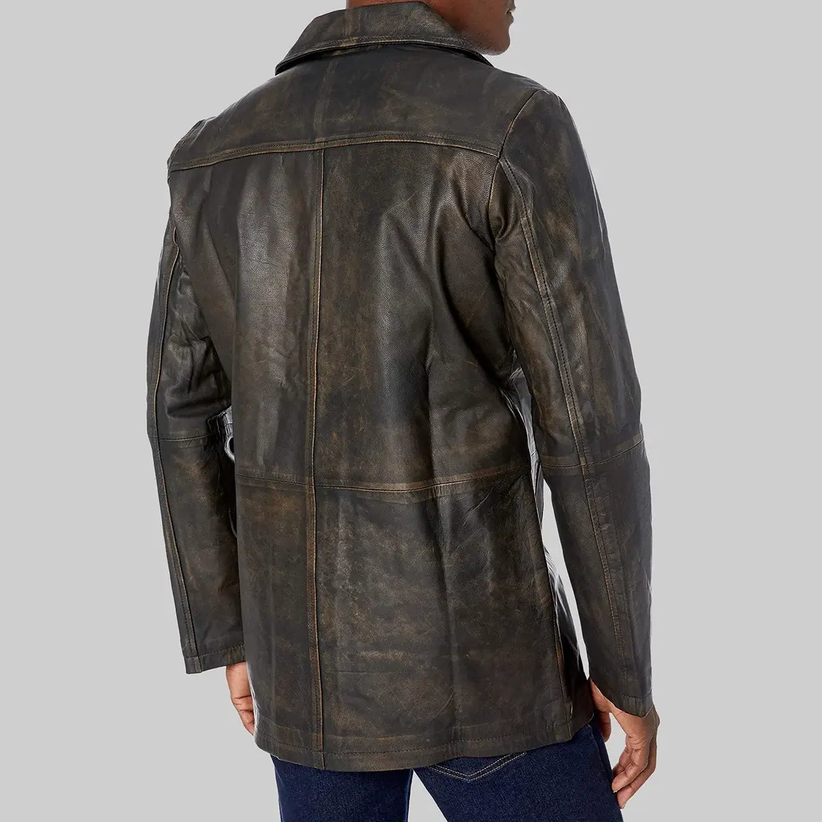 Men’s Vintage Brown Leather Jacket