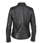 Womens Braided Leather Jacket