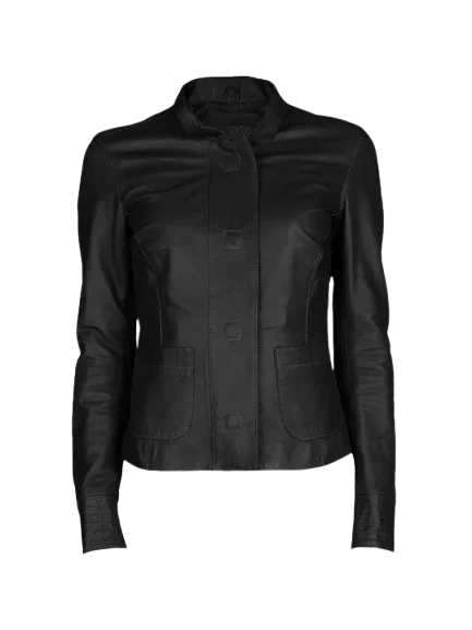Buttoned Belle Womens Black Jacket
