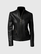 Vixen Rider Womens Black Leather Jacket