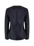 Womens Slim Leather Biker Jacket