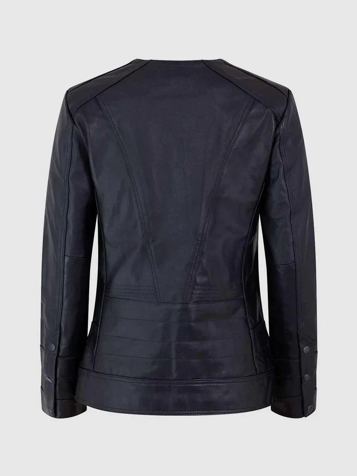 Womens Sheep Leather Slim Jacket