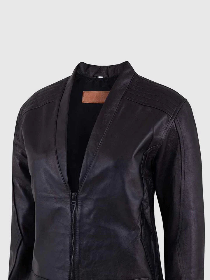 Soft Black Womens Leather Jacket
