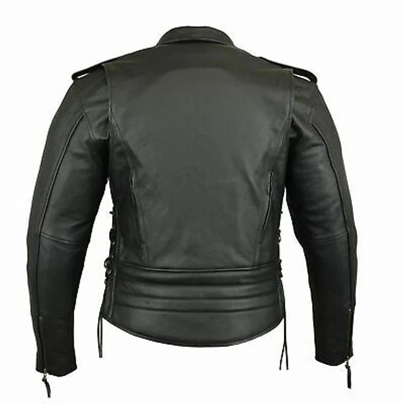 Womens Classic Motorcycle Jacket