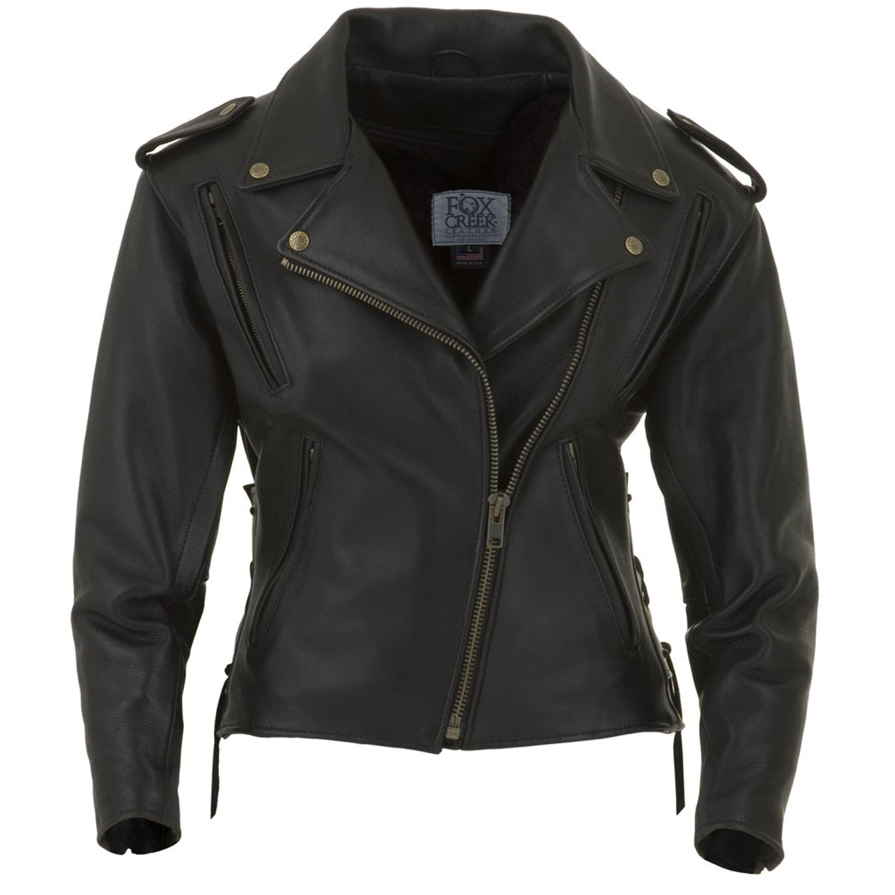 Womens Classic Motorcycle Jacket II