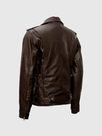 Brown Leather Motorcycle Jacket