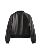 Classic Leather Bomber Jacket