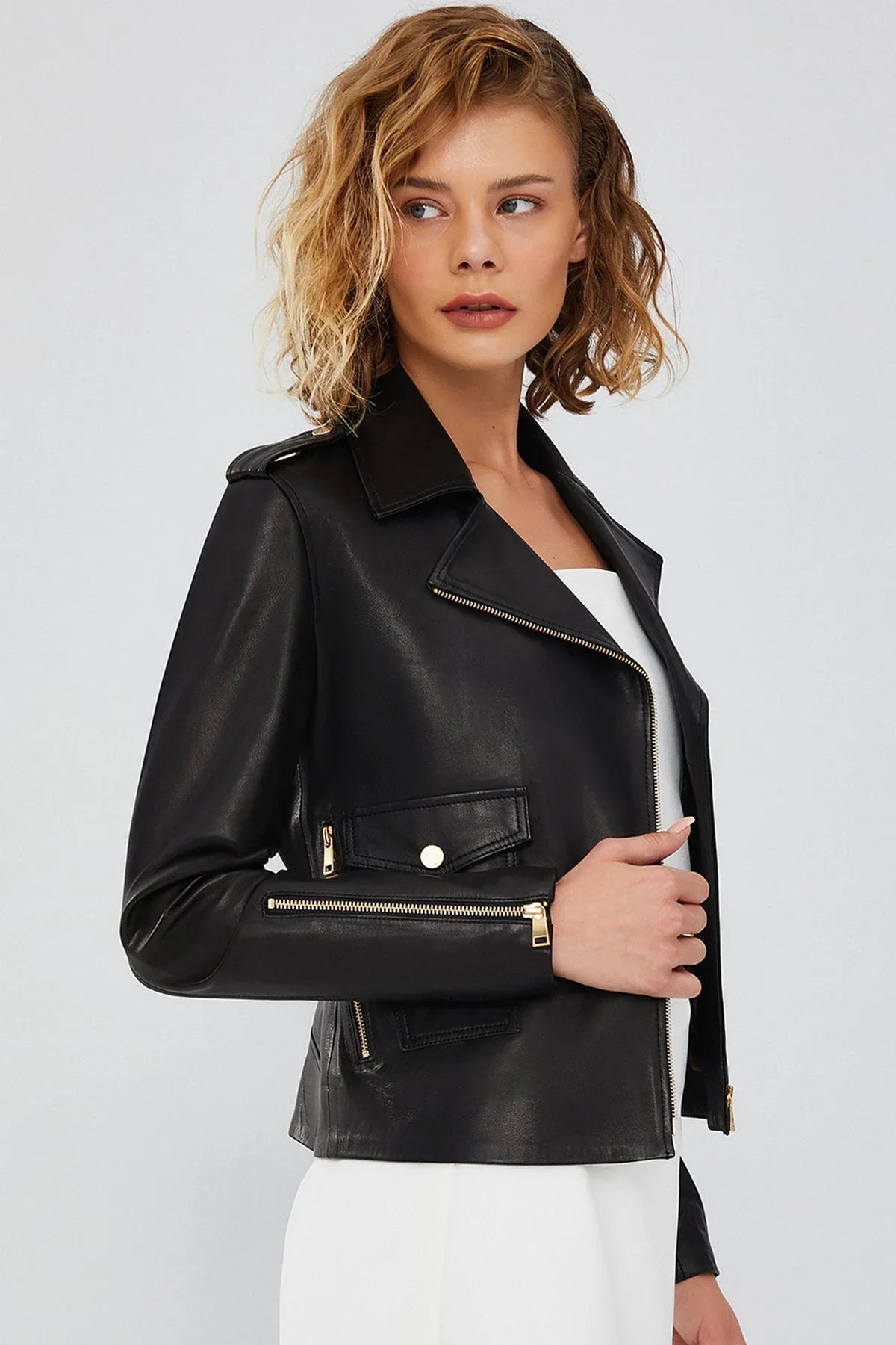 Tender Motorcycle Leather Jacket